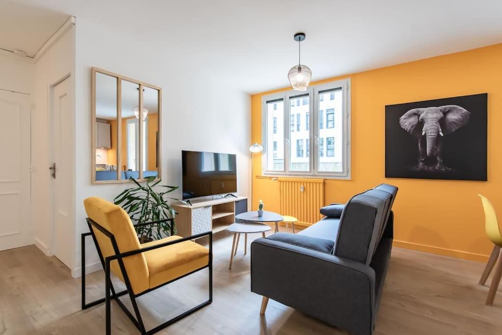 Appartement Renove Pour 6 Avec Parking Villeurbanne Buitenkant foto