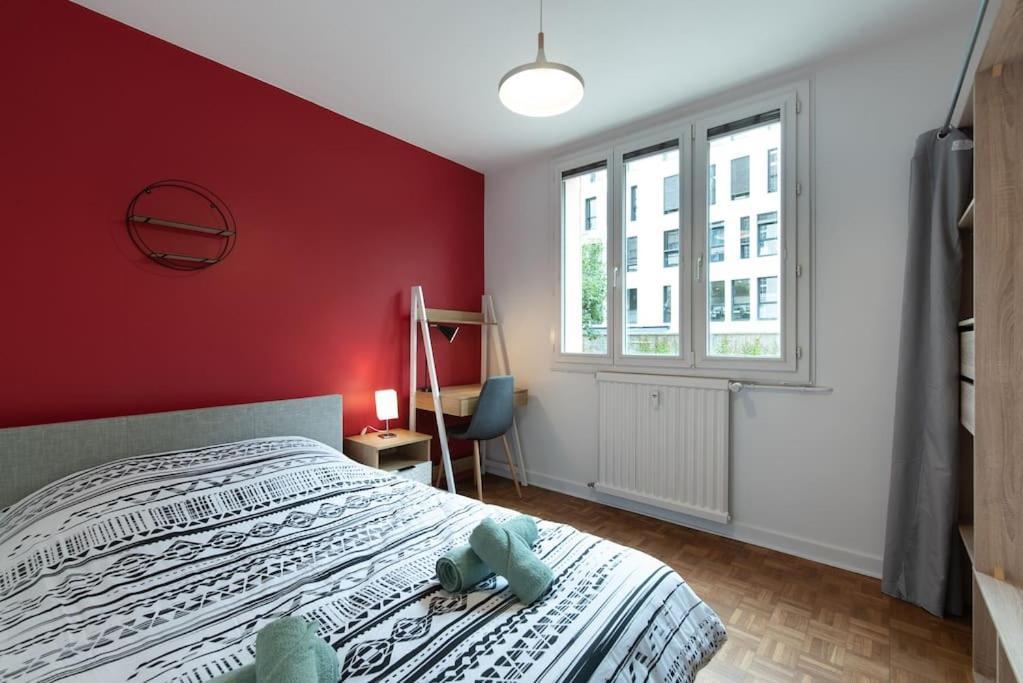 Appartement Renove Pour 6 Avec Parking Villeurbanne Buitenkant foto